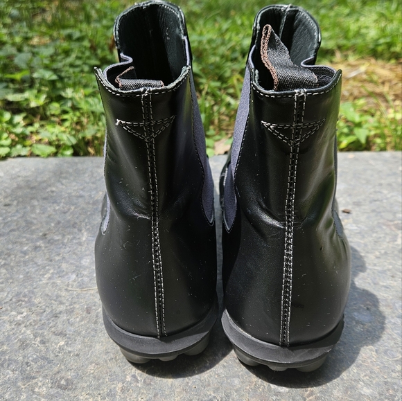 Miu miu Bubble Sole Boot leather black prada dress boots square toe bubble sole - Picture 9 of 16